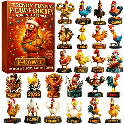 🎅🐔 Funny F-Caw-F Chicken Advent Calendar 2026