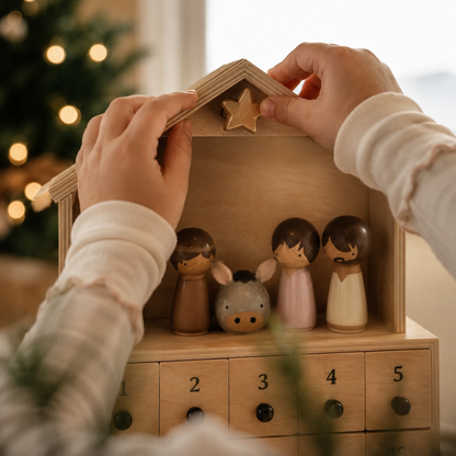 Nativity Advent Calendar 2026 – 24-Day Christmas Countdown with Nativity Figures