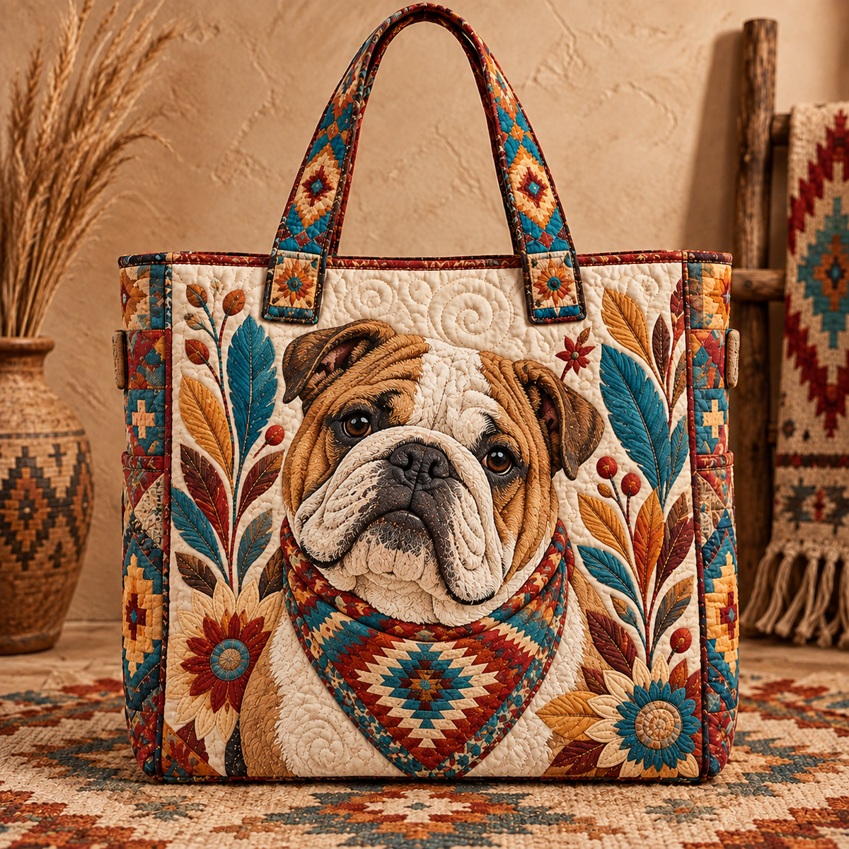Handmade Heritage Quilted Carryall