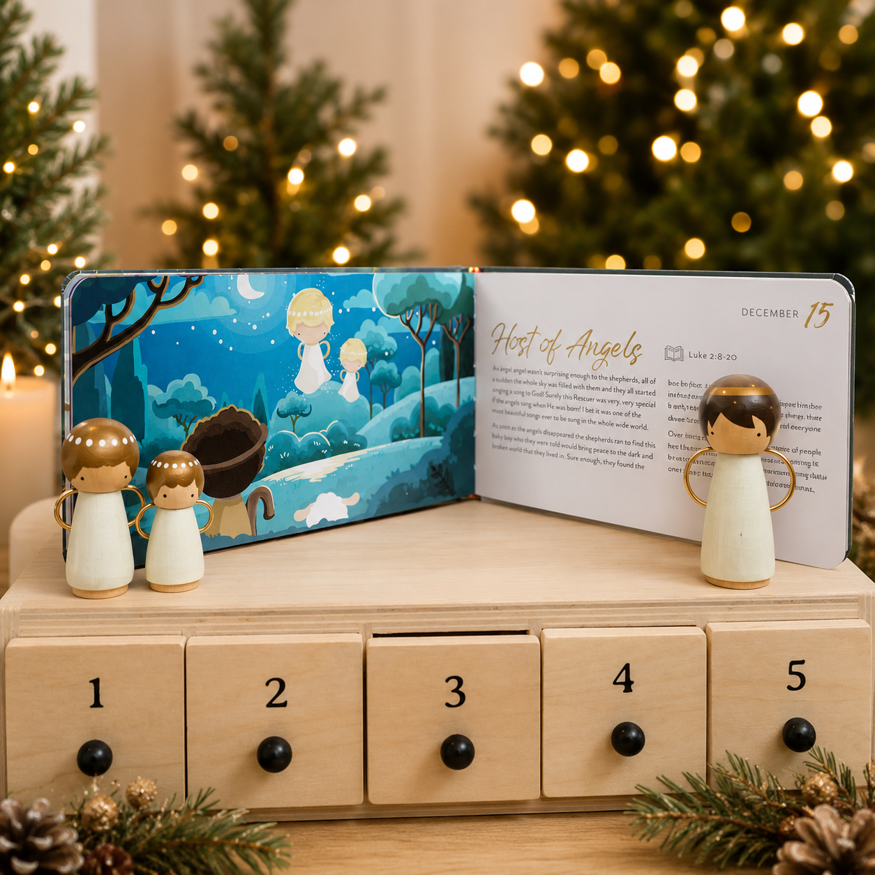 Nativity Advent Calendar 2026 – 24-Day Christmas Countdown with Nativity Figures