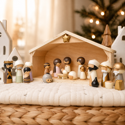 Nativity Advent Calendar 2026 – 24-Day Christmas Countdown with Nativity Figures