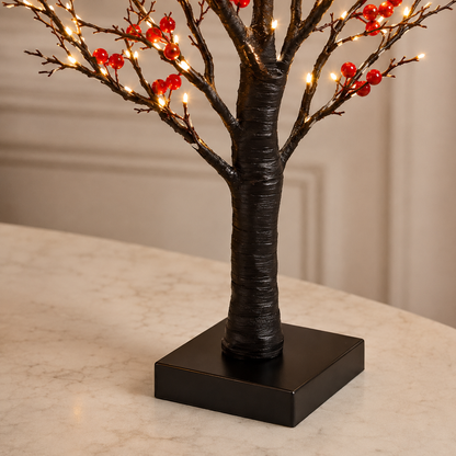 ✨ 2026 Vintage Glowing Cardinal Tree