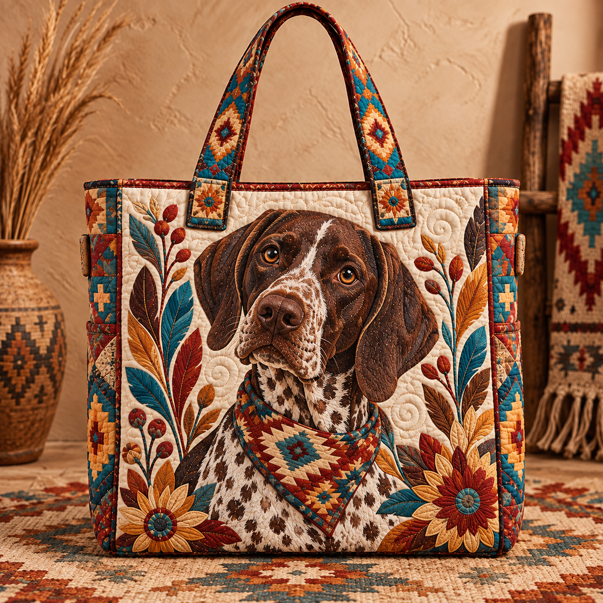 Handmade Heritage Quilted Carryall