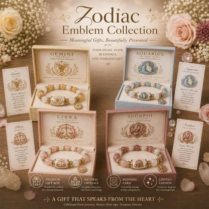 🔥🔥Limited Edition💫 12 Zodiac Bracelet – Natural Chalcedony, Your Sign, Your Energy