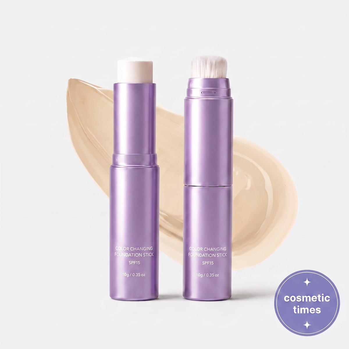 2-in-1 Color-Adapting Foundation Stick – Lightweight Coverage & Natural-Looking Finish