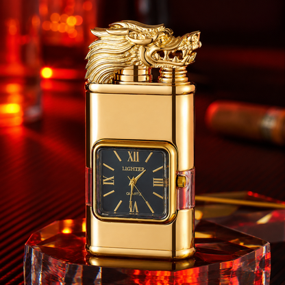 Vintage Watch Bezel Windproof Jet Flame Lighter