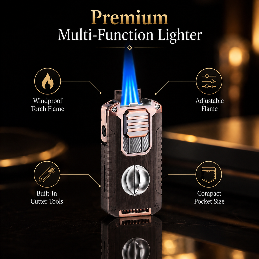 Multi-function refillable lighter