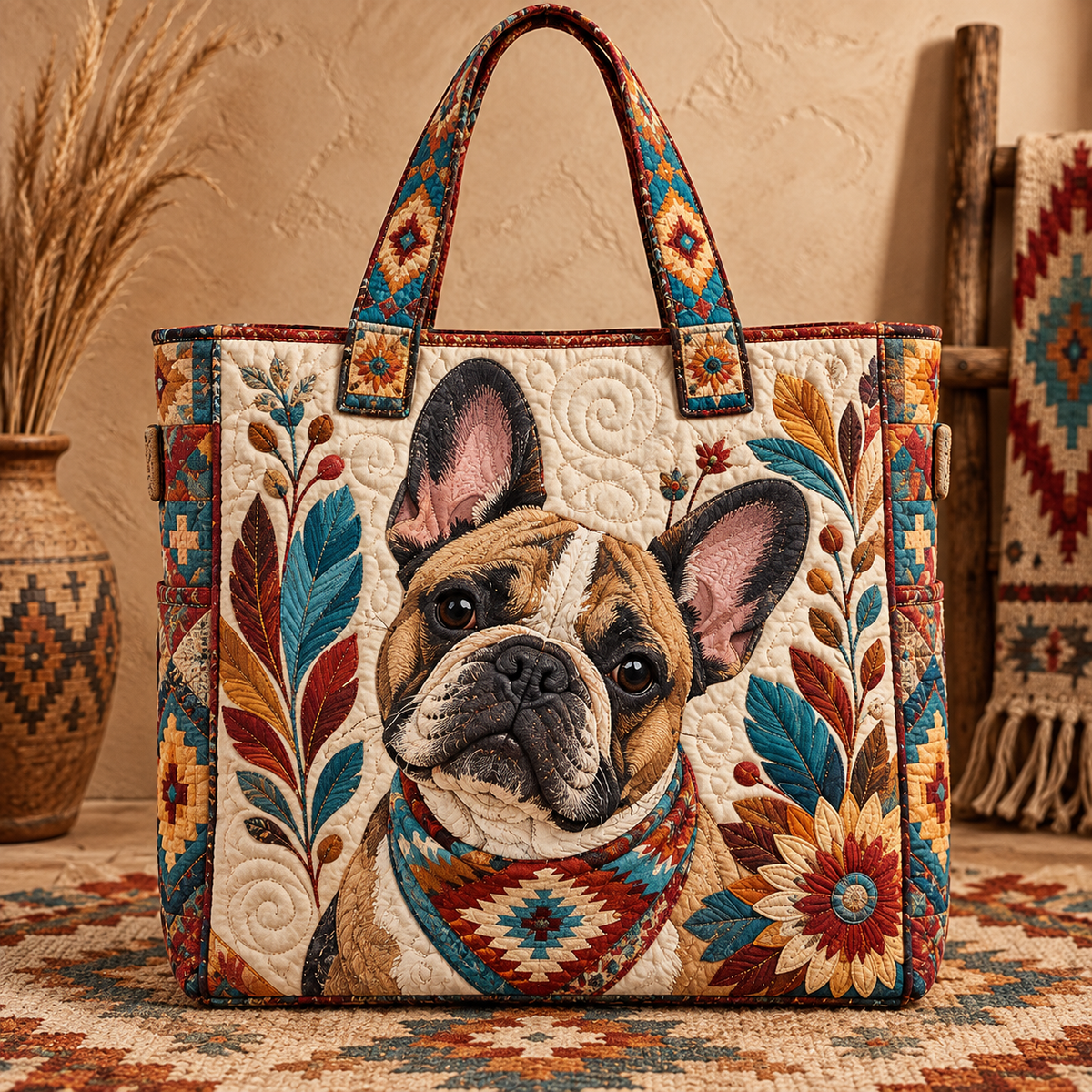 Handmade Heritage Quilted Carryall