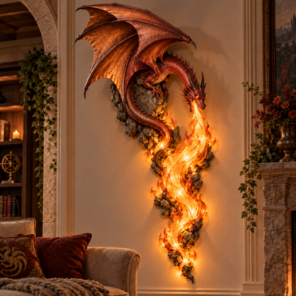 🔥 Last Day 49% OFF - 🐉 Dragonfire Guardian™ Wall Sconce – A Legendary Flame Awakens On Your Wall