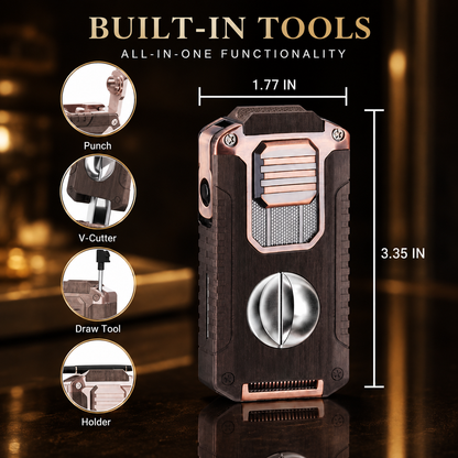 Vintage-Inspired Luxury Refillable Lighter