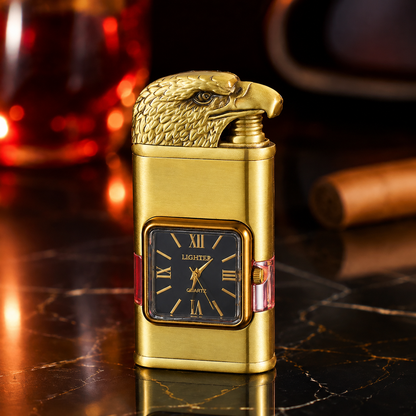 Vintage Watch Bezel Windproof Jet Flame Lighter