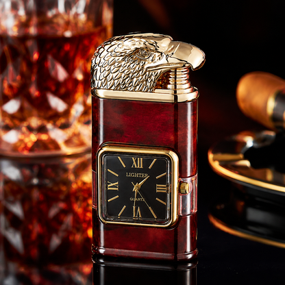 Vintage Watch Bezel Windproof Jet Flame Lighter