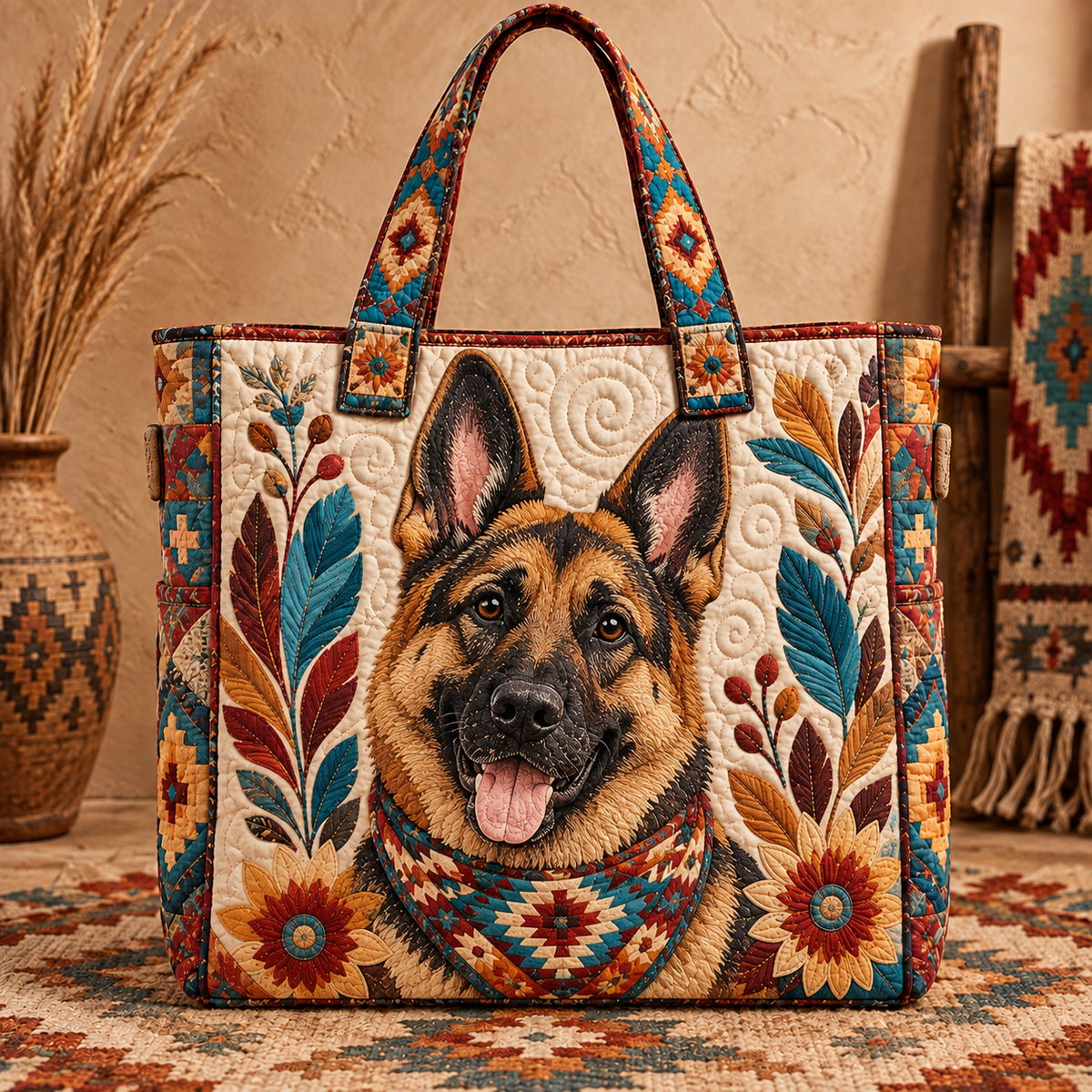 Handmade Heritage Quilted Carryall