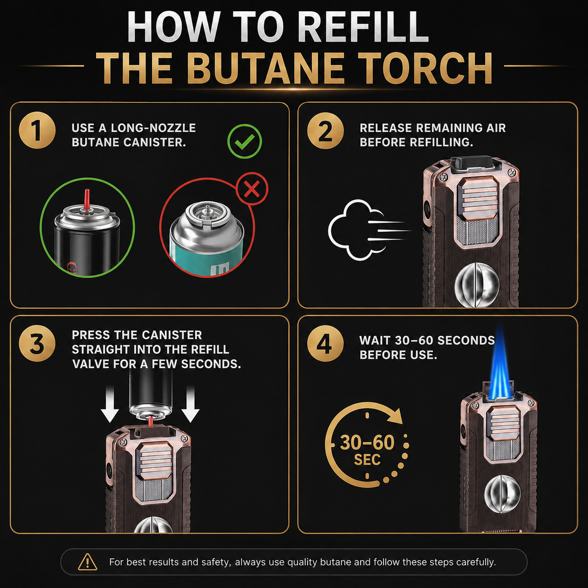 Vintage-Inspired Luxury Refillable Lighter
