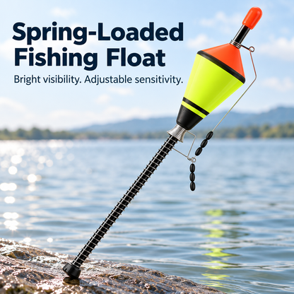 🎣 Spring-Loaded Fishing Float with Adjustable Sensitivity