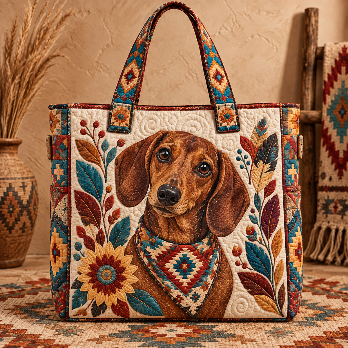 Handmade Heritage Quilted Carryall