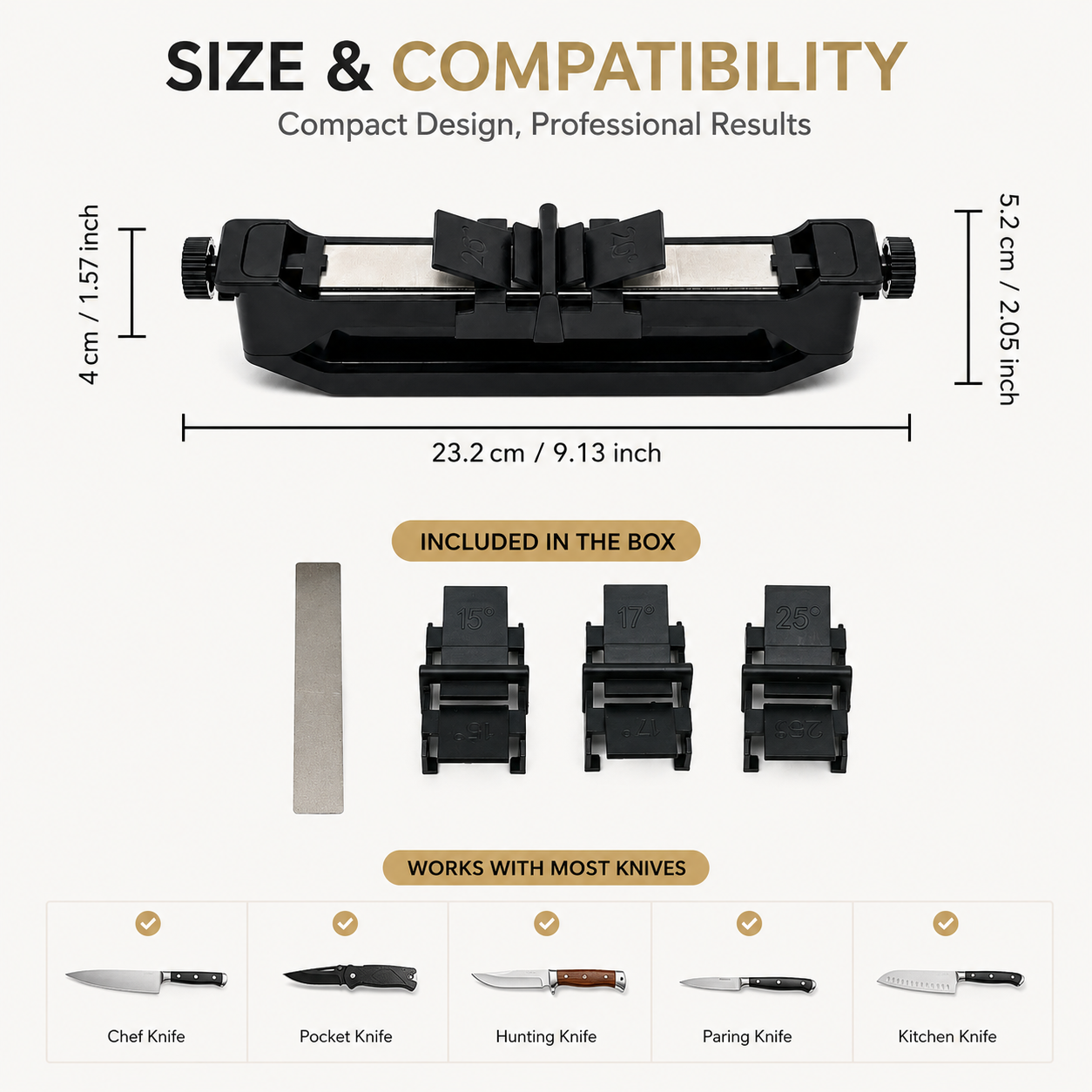 Upgraded Professional-Level Venture Precision Knife Sharpener