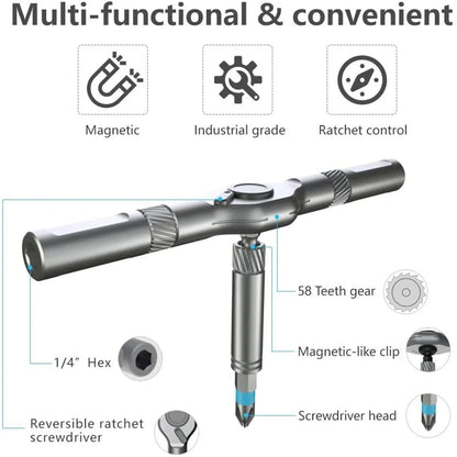 Hot Sell🔥🔥 24 In 1 Ratchet Screwdriver Tool Kits🧰!