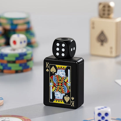 Stress-Relief Rotating Dice Lighter