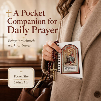 🔥LAST DAY 49% OFF - ✝️Pocket Size Rosary Meditation Book❤️The Rosary The Prayer That Saved My Life