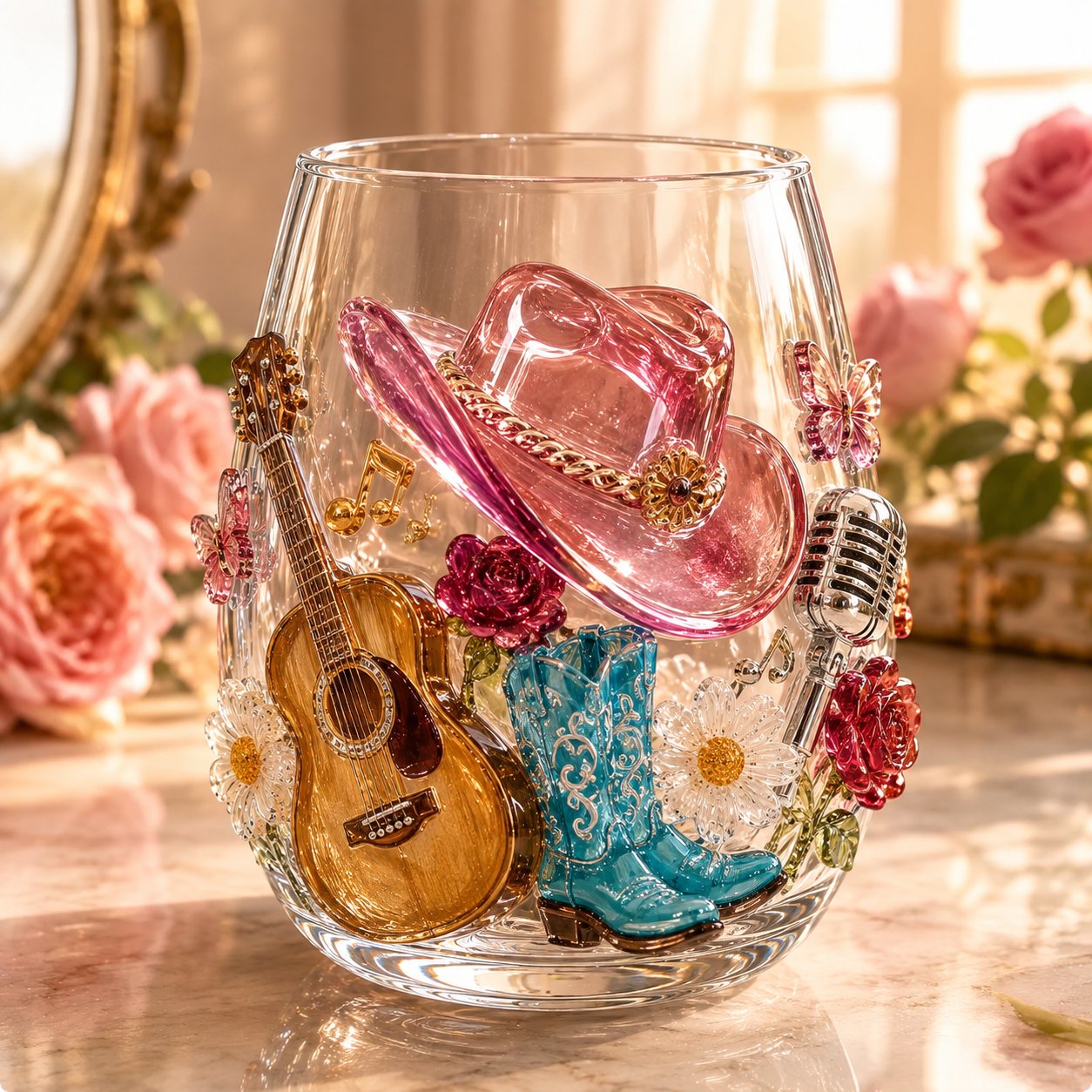 🎸✨ Queen of Country 1946–2026 3D Glass Collection