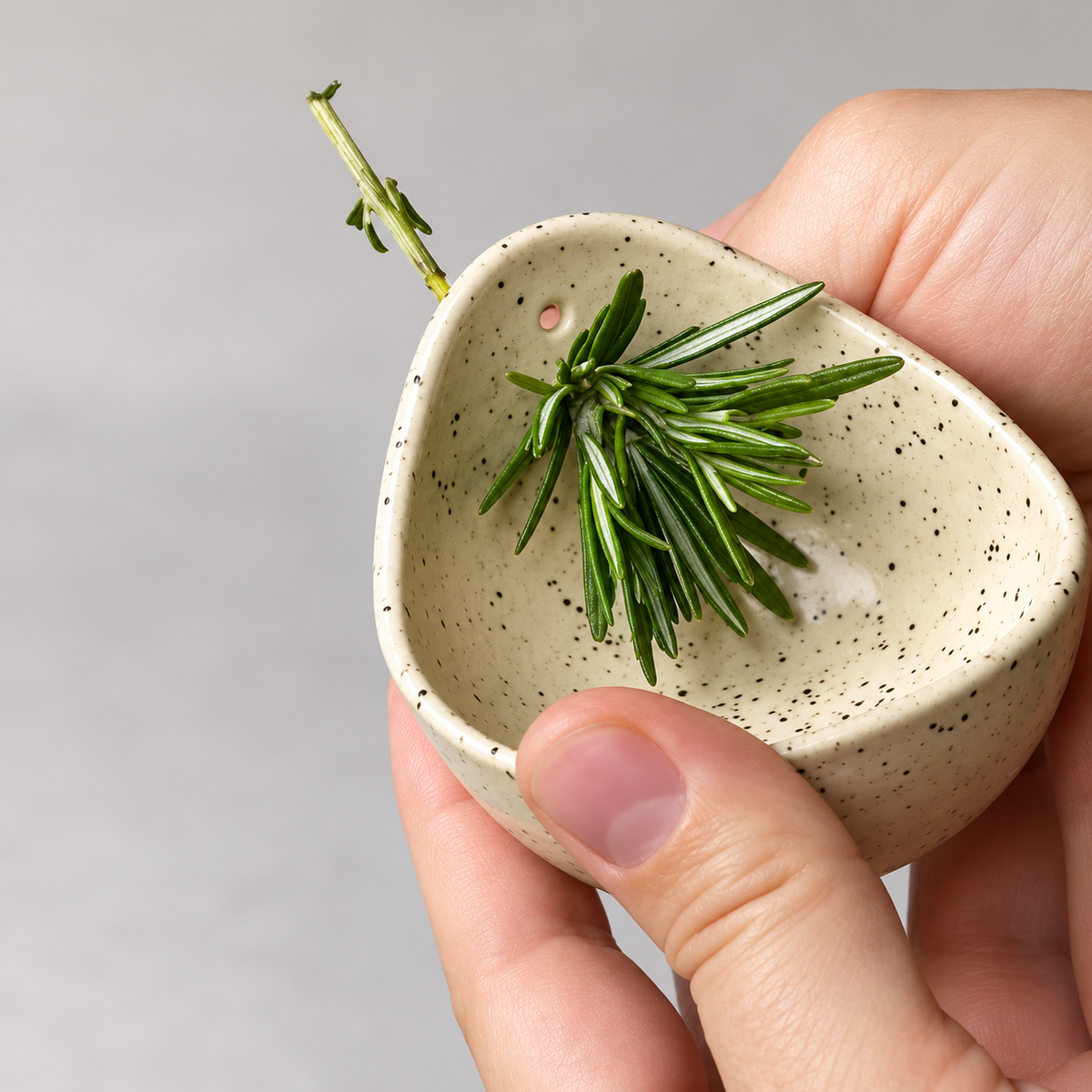 Pottery Herb Stripper – Handmade Ceramic Herb Stripping Tool