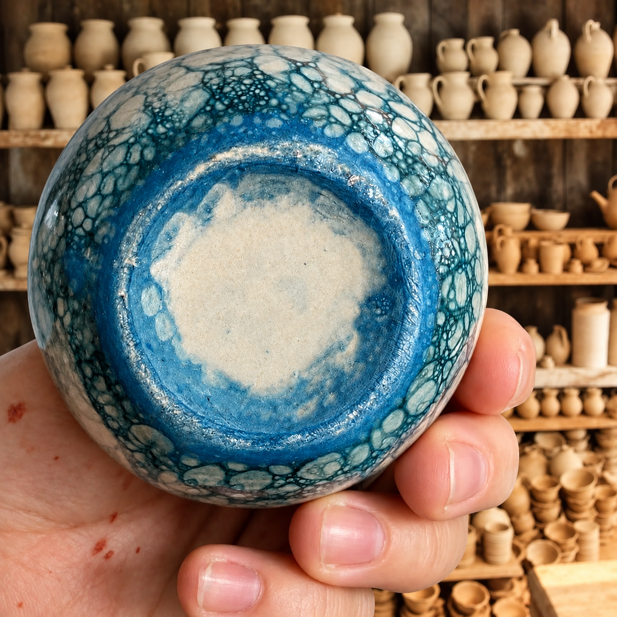 Pottery Herb Stripper – Handmade Ceramic Herb Stripping Tool