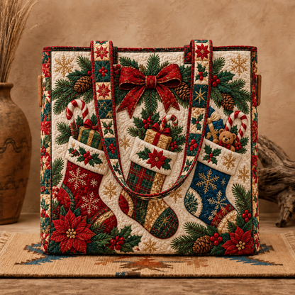 Handmade Holiday Heritage Quilted Carryall