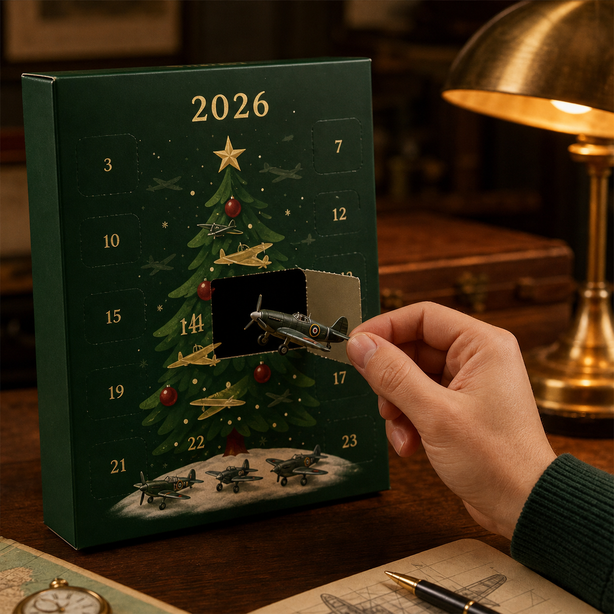 2026 Aircraft Advent Calendar World War II Plane