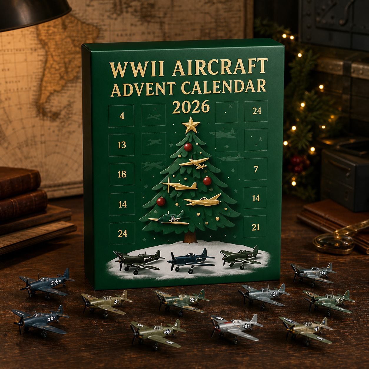 2026 Aircraft Advent Calendar World War II Plane