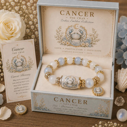 🔥🔥Limited Edition💫 12 Zodiac Bracelet – Natural Chalcedony, Your Sign, Your Energy