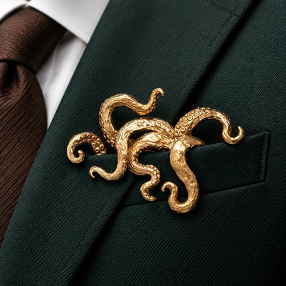 🌟 Luxury Sculpted Animal Brooch – Premium Statement Piece for Suits & Blazers