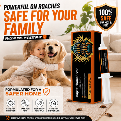 💥 [2026 Upgraded Formula] Professional Cockroach Gel Bait – Eliminates Entire Nest