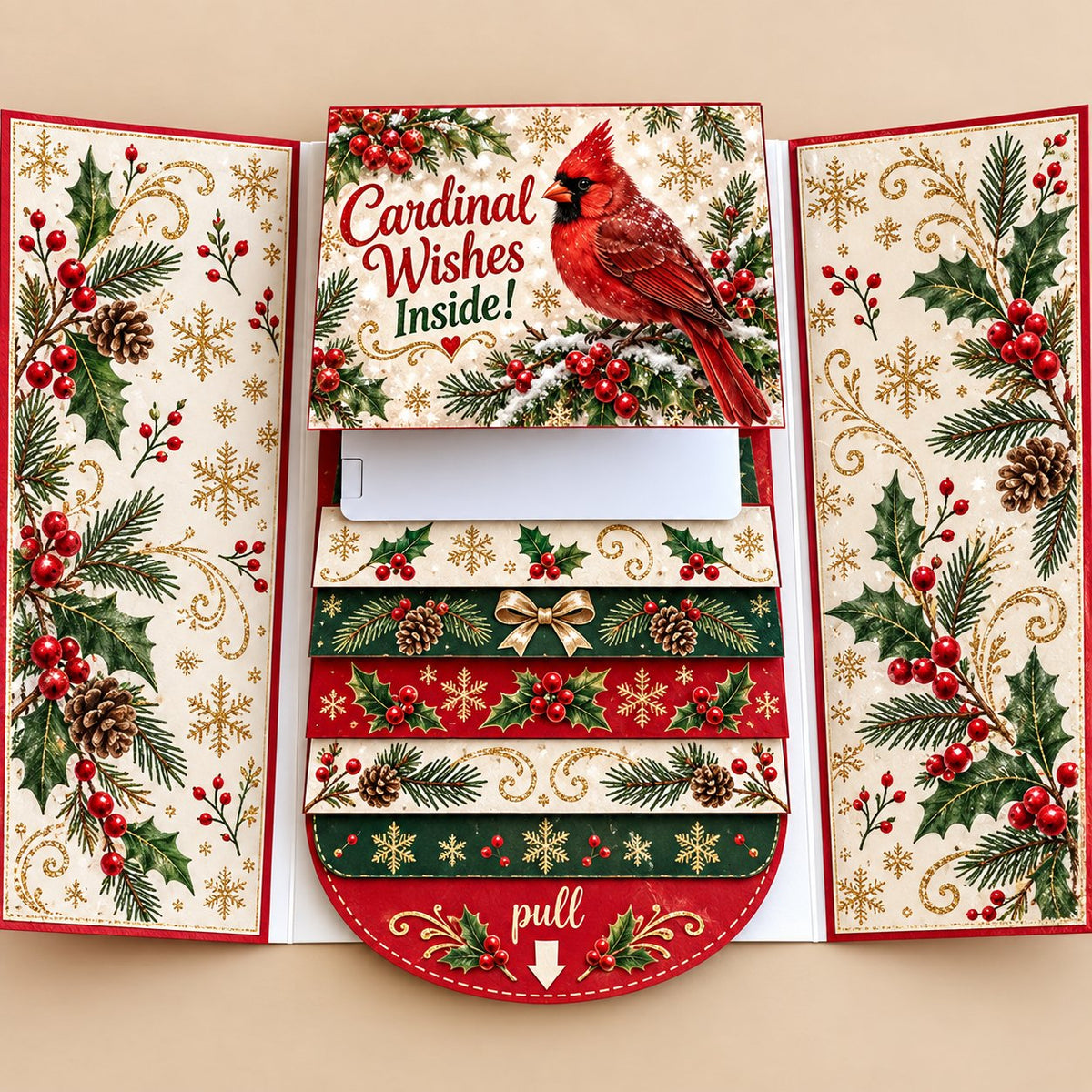 ⏰ LAST DAY 50% OFF - 2026 New 🎅💳 Waterfall Christmas Gift Card Booklet ✨