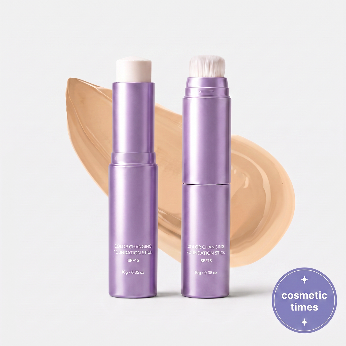 2-in-1 Color-Adapting Foundation Stick – Lightweight Coverage & Natural-Looking Finish