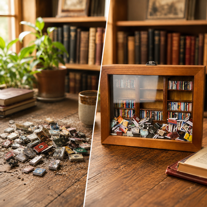 Miniature Anxiety Relief Bookshelf