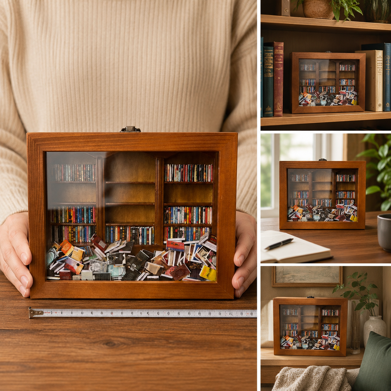 Miniature Anxiety Relief Bookshelf
