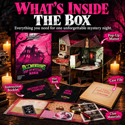 ✨ 3D Pop-Up Mystery Manor – Immersive Murder Mystery Puzzle Game