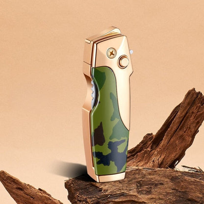 2-in-1 Tactical Folding Knife & Lighter