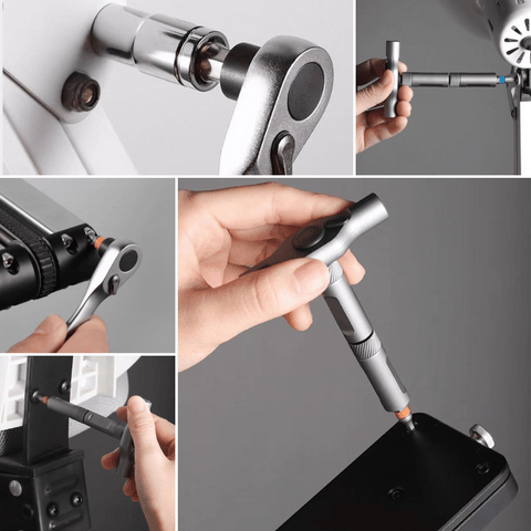 Hot Sell🔥🔥 24 In 1 Ratchet Screwdriver Tool Kits🧰!