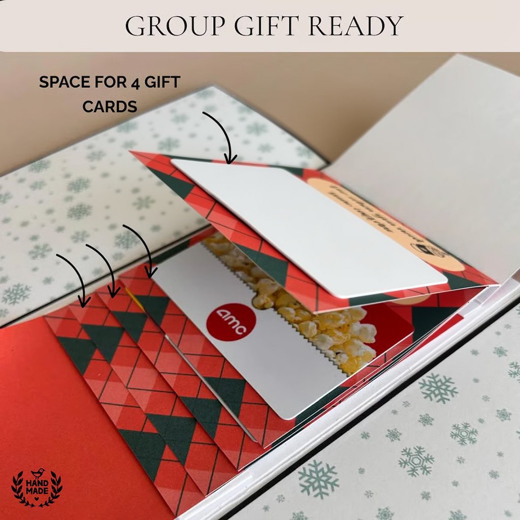 ⏰ LAST DAY 50% OFF - 2026 New 🎅💳 Waterfall Christmas Gift Card Booklet ✨