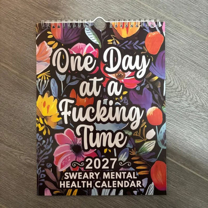📅 2027 Sweary Mental Health Calendar - Perfect for Home Decor & Gift Ideas