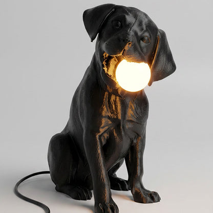 Labrador Puppy Ball Lamp