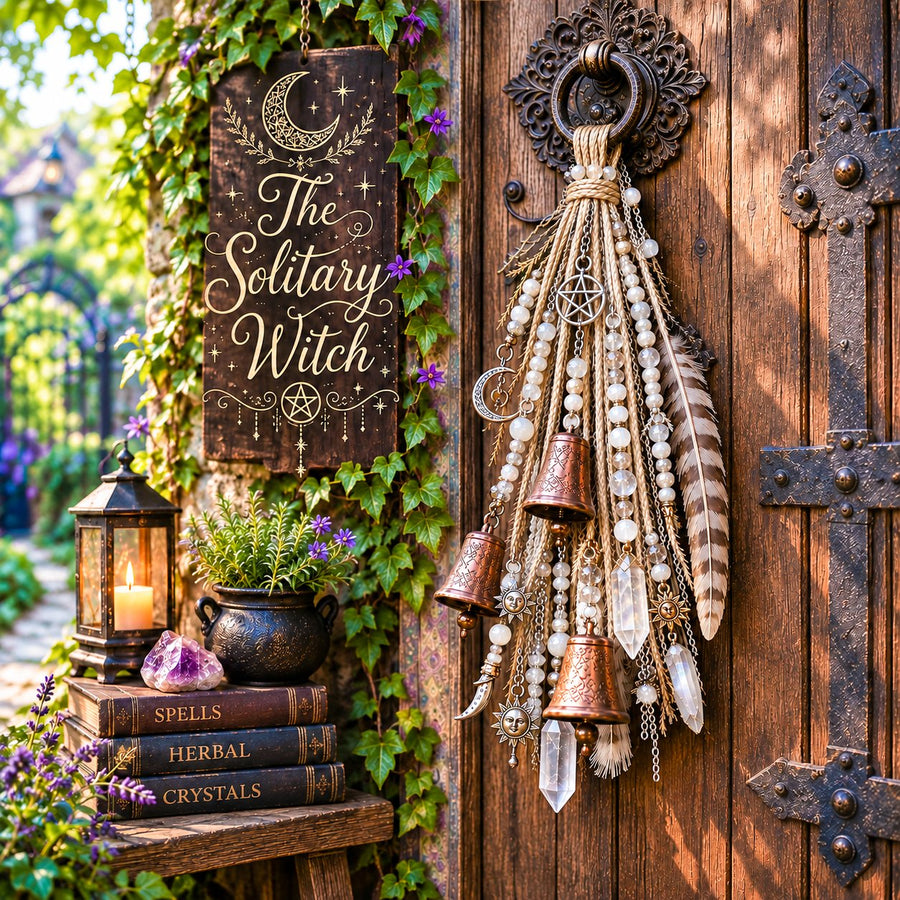 White Witchy Door Charm color option