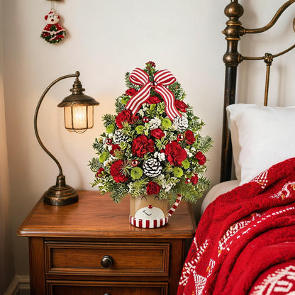🌲 Pop-Up Christmas Tree Card ✨ Turns Into Freestanding Festive Table Decor