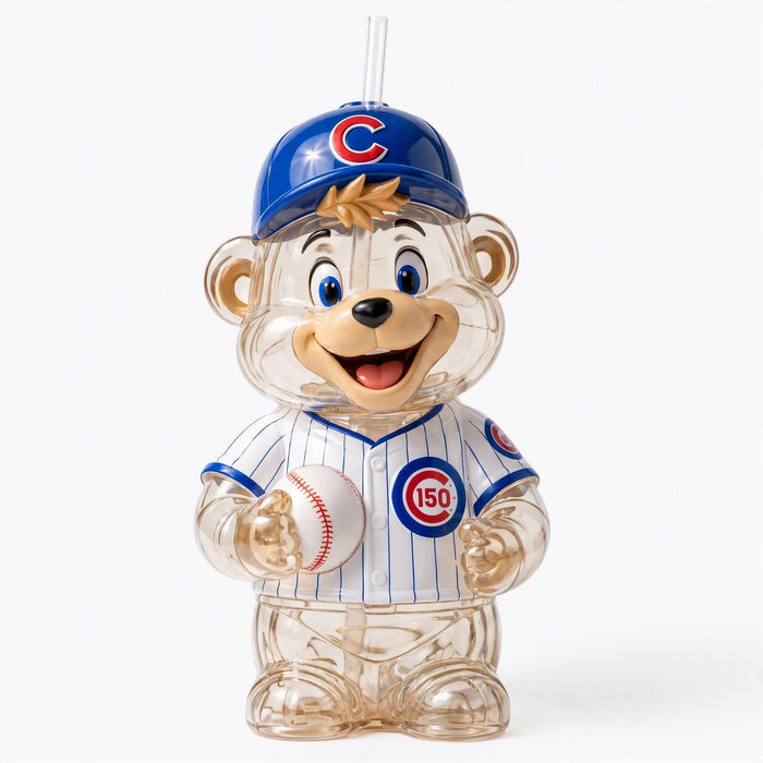 Chicago baseball bear tumbler additional view