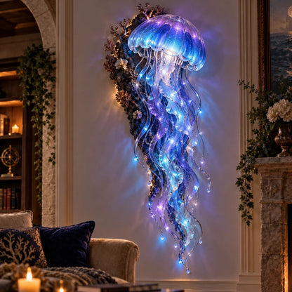 ⏰ Limited Stock 50% OFF - 🌊✨ Enchanted Ocean Legends™ Lighted Wall Décor Collection 🐋🧜‍♀️