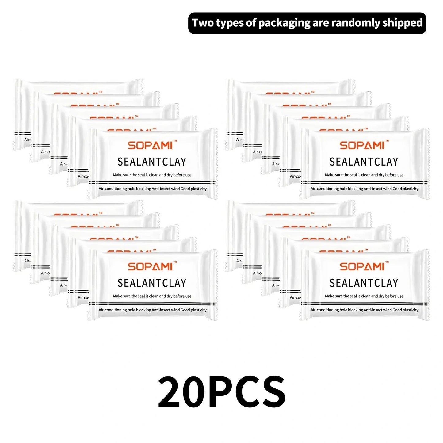 10/20PCS Eco-Friendly Sticky Sealant Clay, Quick Curing & Strong Adhesion, Waterproof Oil-Resistant Pest Control Sealant