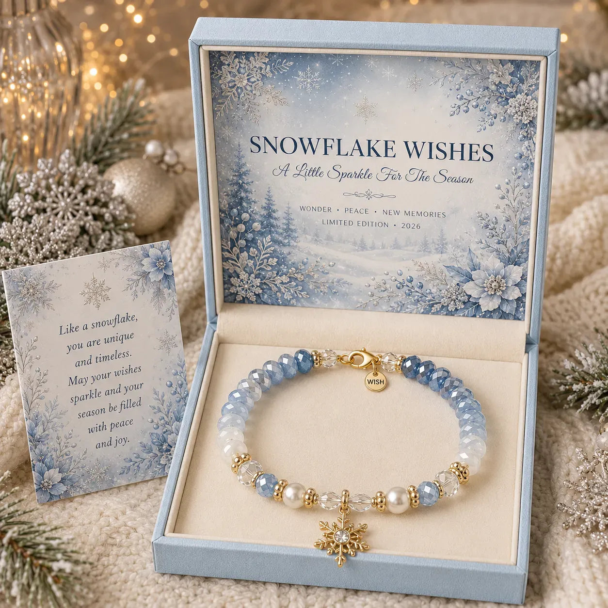 ⏳ LAST DAY 49% OFF — ✝️ Christmas Blessings Bracelet Set 🎄 | Wear the Faith. Share the Blessing