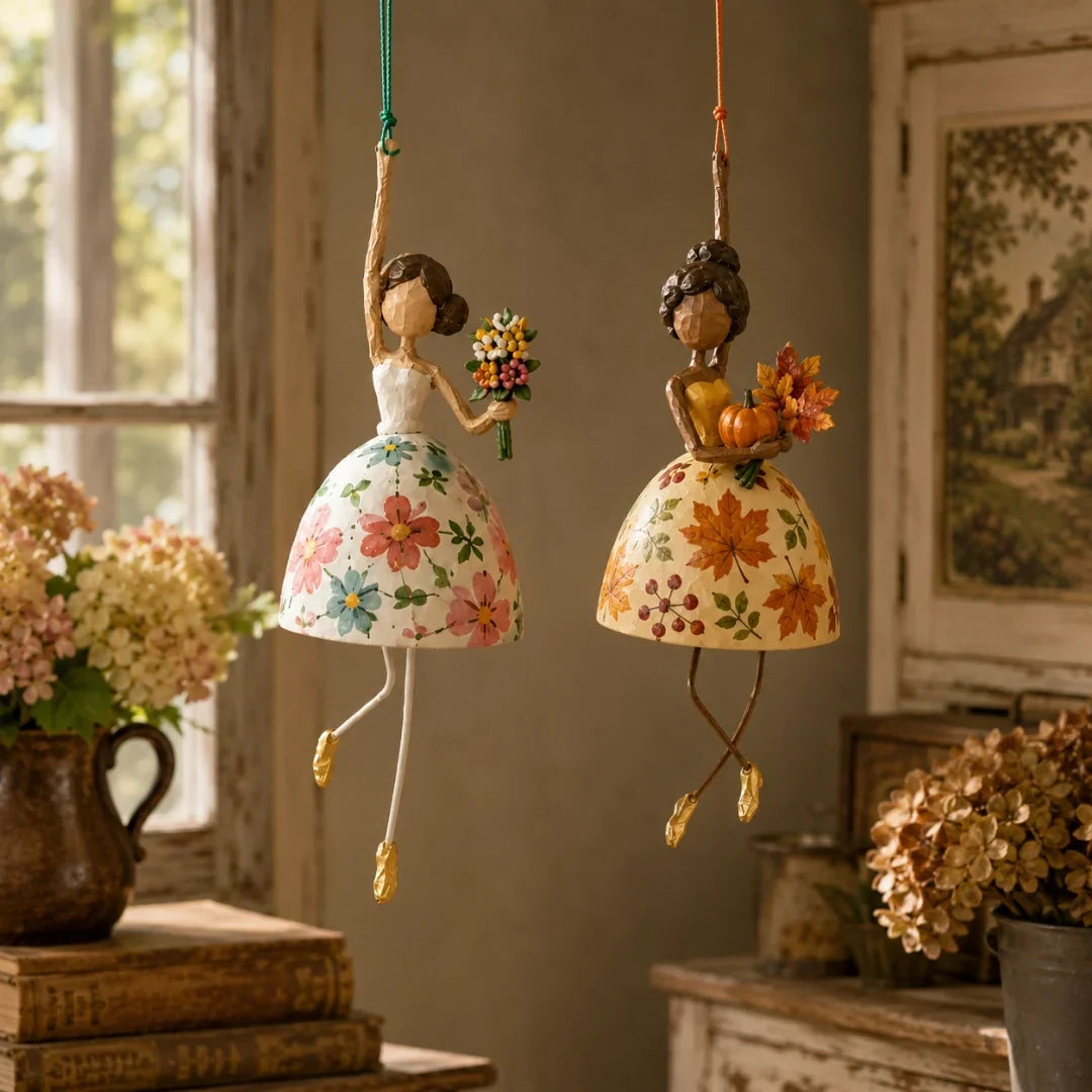✨ Whimsical Dancing Lady Hanging Ornament